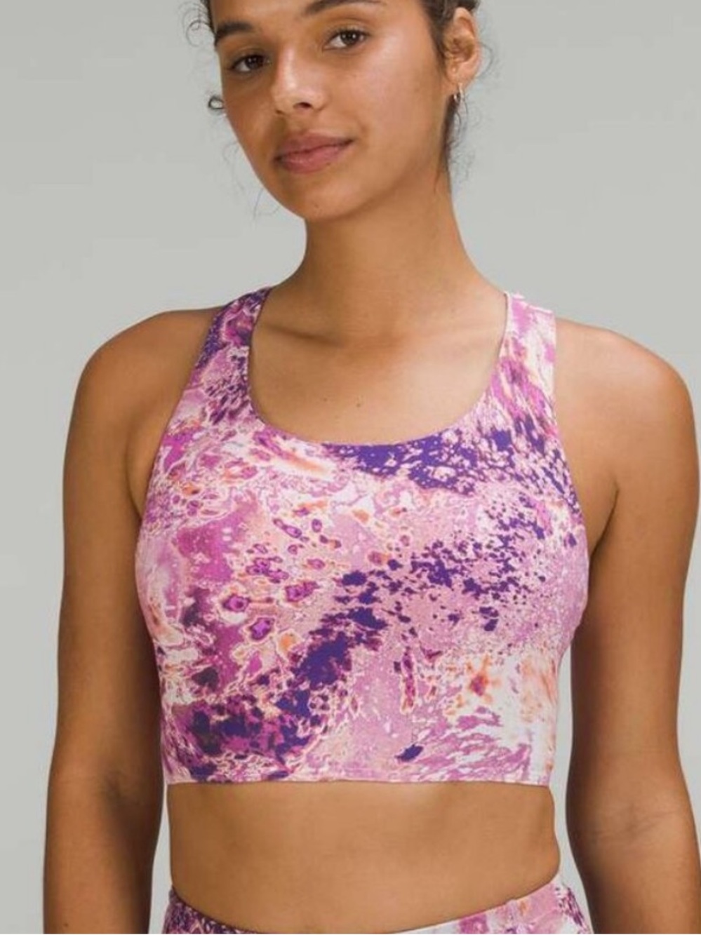 Lululemon Limited Edition
Stash It Bra Anticipation Pink Multi Size 6